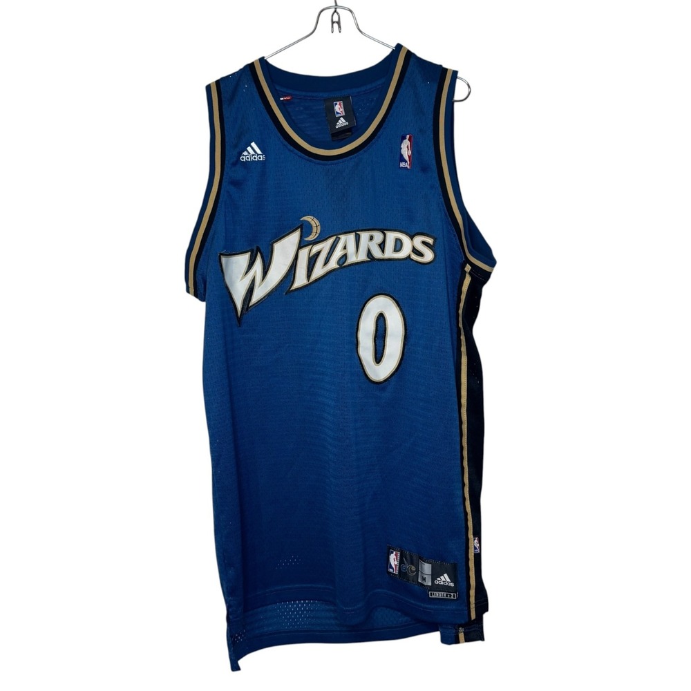 adidas Mens Jersey NBA Washington Wizards 0 Gilbert Arenas Embroidered Medium